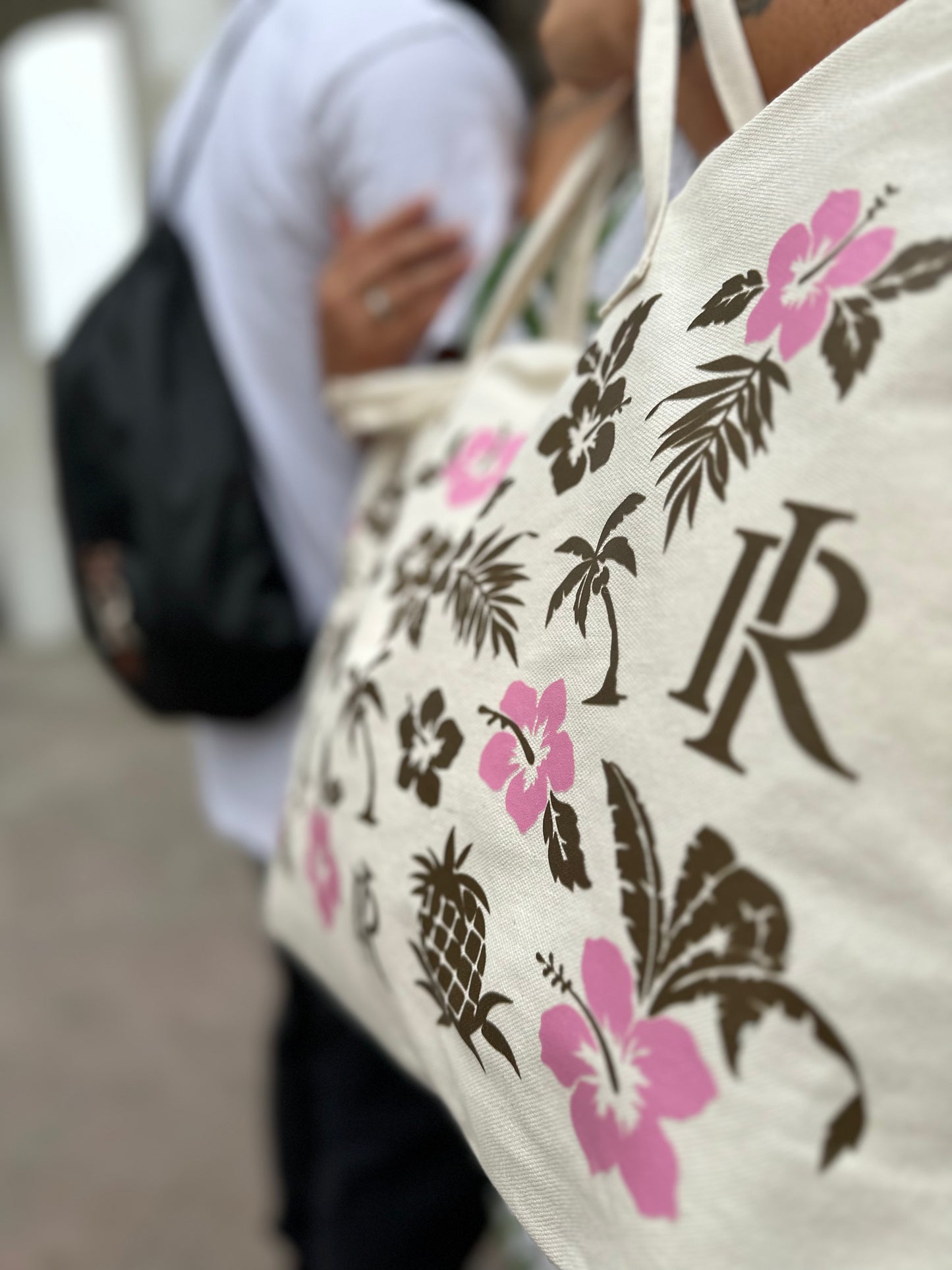 IR Hibiscus Tote Bag